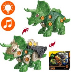 Madej Triceratops transformacijski dinozaver za zvijanje 2v1