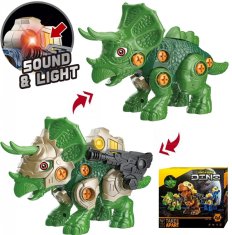 Madej Triceratops transformacijski dinozaver za zvijanje 2v1