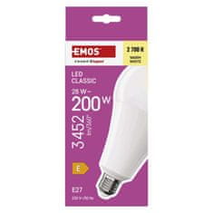 Emos LED žarnica Classic A95 / E27 / 28 W (200 W) / 3452 lm / Toplo bel