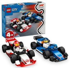 LEGO City 60464 Dirkalnika Williams Racing F1 in Haas F1