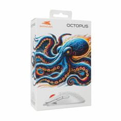 Baracuda miška bela BGM-022 OCTOPUS-W Gaming