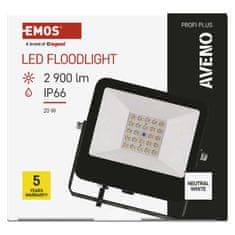 Emos LED reflektor AVENO 20W NW črni