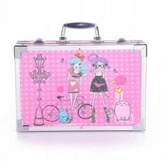 MG Art Suitcase Girl set za slikanje v kovčku za otroke 145ks, roza