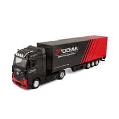 BBurago 1:43 Tovornjak s prikolico MB Actros Gigaspace Firestone