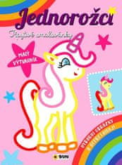 Unicorns Glitter Coloring Book - Mali umetnik