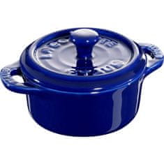 Staub Mini Cocotte Staub - 200 ml, modra, eleganten kuhinjski dodatek za vaša kulinarična umetnost.