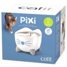 CAT IT Fontana Catit Pixi Smart s površino iz nerjavečega jekla bela