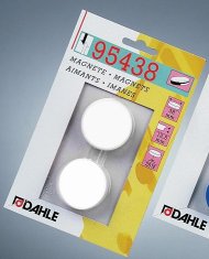 Dahle Magnet y38mm bel 2 kosa