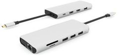 eSTUFF USB-C hub razdelilnik, 12-v-1