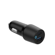 eSTUFF INFINITE avtomobilski polnilnik 38W 1x USB-C, 1x USB-A