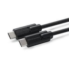 MicroConnect Kabel USB C-C 3.2 Gen2x1, 0,5m, črn 100W, 10Gbps, 4K60Hz