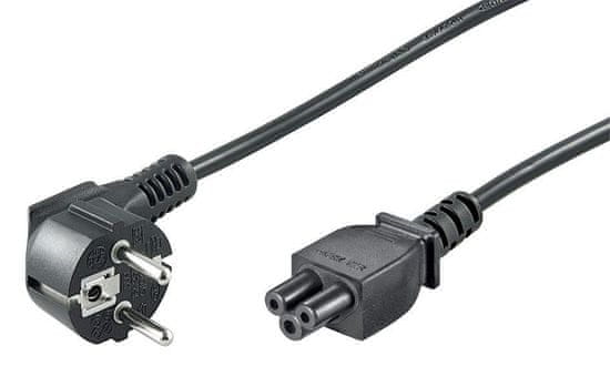 MicroConnect Napajalni kabel Schuko C5, 10m črn