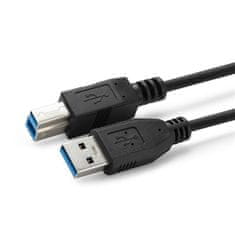 MicroConnect Kabel USB A-B 3.0, 0,5m 5Gbps