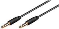 MicroConnect Kabel minijack 1,5m 3.5mm (4-pin, stereo)