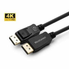 MicroConnect Kabel 4K Display Port 1.2, 0.5m 4K60Hz, 21,6Gbps