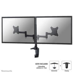 Neomounts Gibljivi nosilec za 2 monitorja 10-27'', 8 kg, FPMA-D1330DBLACK