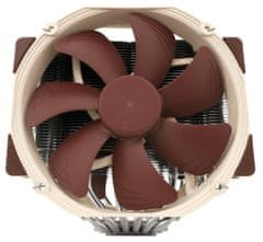 Noctua Hladilnik NH-D15, 4-pin PWM, 1500RPM, 24,6dB, TDP250W, 2x140mm