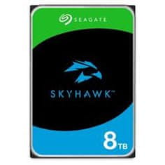 Seagate HDD SkyHawk 3,5" 8TB - 7200 vrtljajev na minuto/SATA-III/256MB + senzor RV