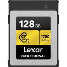 Lexar Pomnilniška kartica Series Gold128GB (CFexpress) Type-B (LCFX10-128CRB)