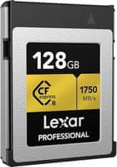 Lexar Pomnilniška kartica Series Gold128GB (CFexpress) Type-B (LCXEXPR128G-RNENG)