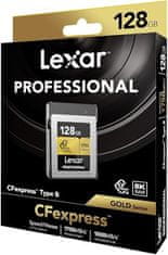 Lexar Pomnilniška kartica Series Gold128GB (CFexpress) Type-B (LCXEXPR128G-RNENG)