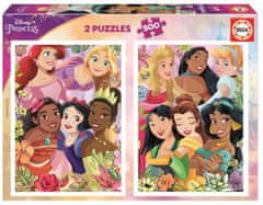 Educa Puzzle Disneyjeve princese 2x500 kosov