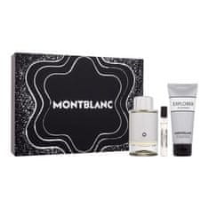 Mont Blanc Explorer Platinum Set parfumska voda 100 ml + gel za prhanje 100 ml + parfumska voda 7,5 ml za moške