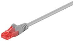 MicroConnect Omrežni kabel CAT6 U/UTP 25m, siv AWG 26/7, PVC