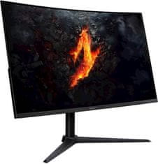 Acer Nitro XZ322QUV3bmiiphx gaming monitor, 80 cm, QHD, VA, ukrivljen, črn