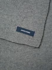 Jack&Jones Moški šal Bottoms Knit Scarf Noos Grey Melange