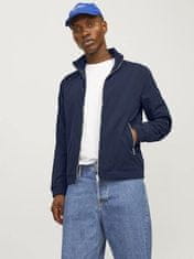 Jack&Jones Moška jakna JJERUSH HARRINGTON BOMBER Regular Fit 12204277 Navy Blaze r (Velikost S)