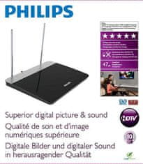 Philips SDV6227/12 Sobna antena, črna