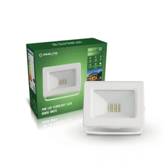 Asalite LED beli reflektor Slim 10W 4500K (900 lumnov)