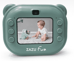 ZAZU Instant Print otroški fotoaparat, 1080P Full HD, zelen (918)