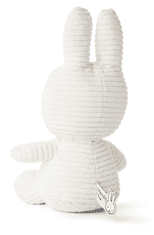 Bon Ton Toys Miffy ECO Corduroy zajček mehka igrača, 33 cm, umazano bela (866)