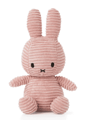 Bon Ton Toys Miffy ECO Corduroy zajček mehka igrača, 50 cm, roza (871)