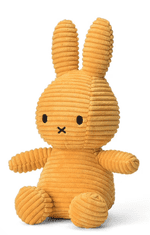 Bon Ton Toys Miffy ECO Corduroy zajček mehka igrača, 50 cm, rumena (875)