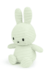 Bon Ton Toys Miffy ECO Corduroy zajček mehka igrača, 23 cm, mentolno zelena (881)