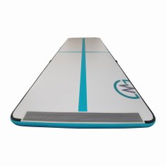 Master Sport Airtrack S-Pro napihljiva podloga 400 x 150 x 10 cm, siva, teal