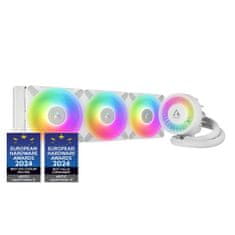 Arctic Liquid Freezer III - 360 A-RGB (bela) : vodni hladilnik za CPU vse v enem s 360 mm radiatorjem in