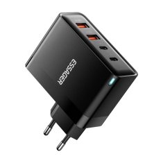 Essager Polnilec, Essager, ECT2CA-QYB01-Z, 2xUSB-C, 2xUSB-A, 100W (črn)