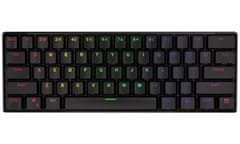 Endorfy gaming tipkovnica Thock Compact BLK RGB /USB/ black sw. / brezžična / mehanska / ameriška postavitev / mini / črna RGB