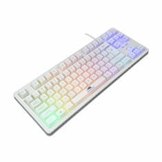 Baracuda tipkovnica USB bela gaming BGK-01114 KRILL-W