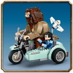 LEGO Harry Potter 76443 Hagridova in Harryjeva vožnja z motornim kolesom