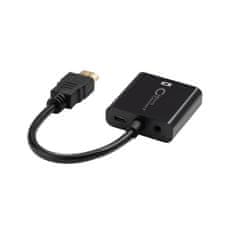 MicroConnect Adapter HDMI do VGA, 0,15m 1920*1080P/60Hz in AUX vhod za zvok