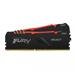 Kingston DIMM DDR4 32GB (komplet 2) 3600MT/s CL18 FURY Beast RGB, XMP