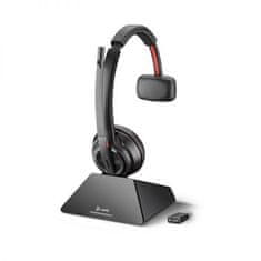 Poly Brezžične slušalke Plantronics Savi 8210 UC USB-A DECT črne 8D3E9AA (209213-02)