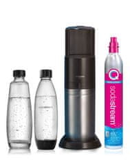 SodaStream DUO črn aparat za gazirnaje +1 L steklenica in 1L BPA Free plastenka (1016812411)