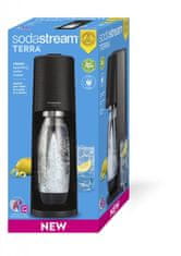 SodaStream Terra črn QC z CO2 + 1L BPA Free plastenka (1012811411)