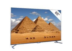 Tornado 65'' 65UA3400E 4K Smart TV brez okvirja, Google, 60Hz, Dolby Digital Plus